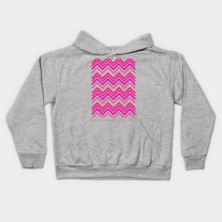 Pinky Chevron Kids Hoodie